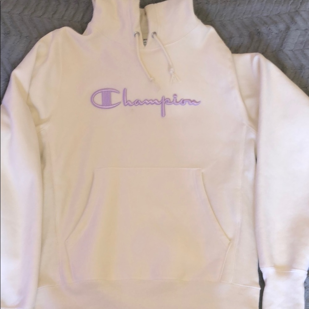 Champion Reverse Weave Ribbed Pullover Hoodie